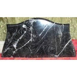 Marbre Noir de 2cm sculpt&eacute; sur mesure (prix au m&sup2;)