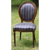 Lot 6 Chaises M&eacute;daillon de Style Louis XVI